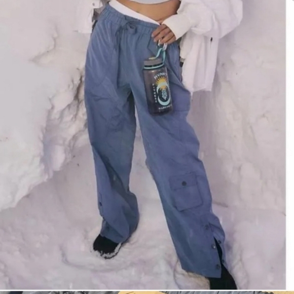 (((Free People Movement))) Stadium Pants BLUE (large) - Picture 2 of 7